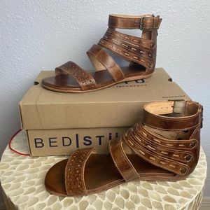 Bed Stu Artemis Sandals Tan Rustic